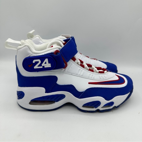 Nike Air Griffey Max 1 USA White Red Blue  Shoes DX3724-100 Size 5.5 Youth GS - Picture 1 of 7